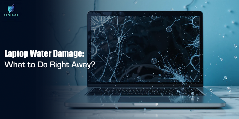 Laptop Water Damage: What to Do Right Away?