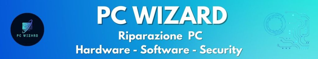PC WIZARD BANNER ITALIAN
